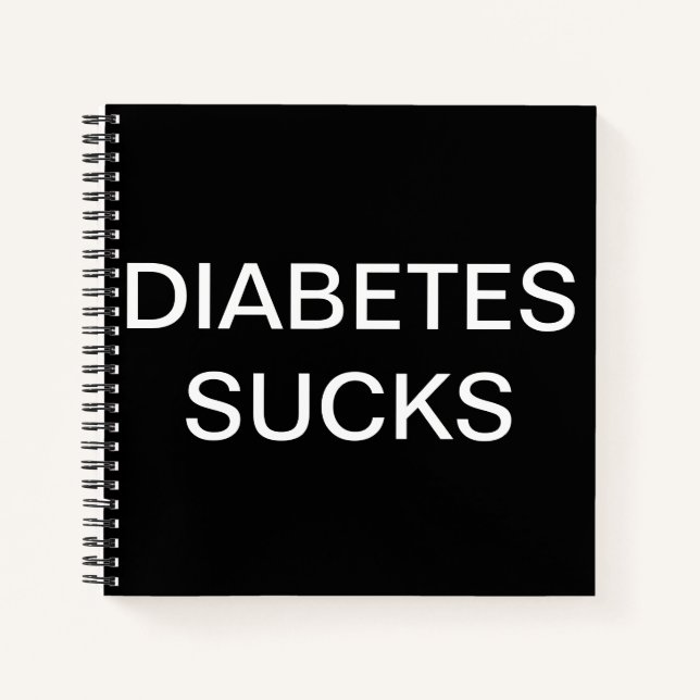 Carnet de diabète noir (Devant)