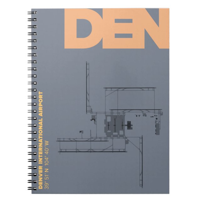 Carnet de diagramme d'aéroport de Denver (REPAIRE) (Devant)