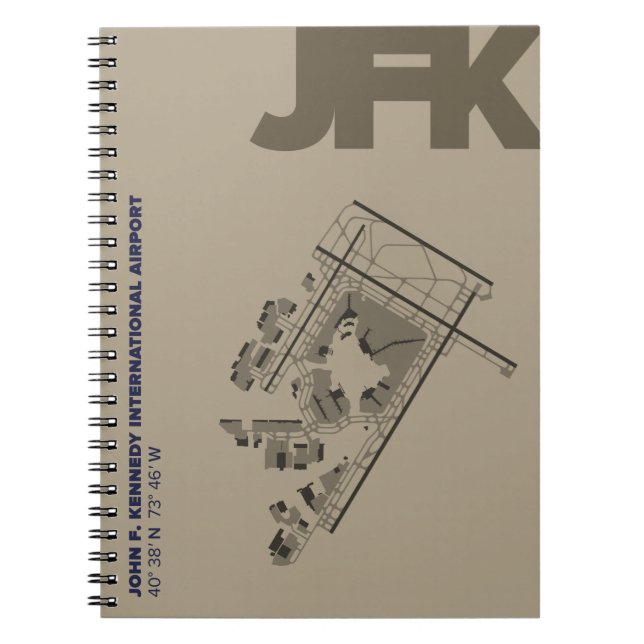Carnet de diagramme d'aéroport de John F. Kennedy (Devant)