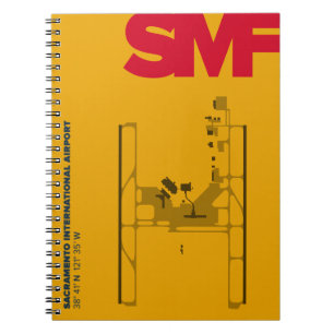 Carnet de diagramme de l'aéroport de Sacramento