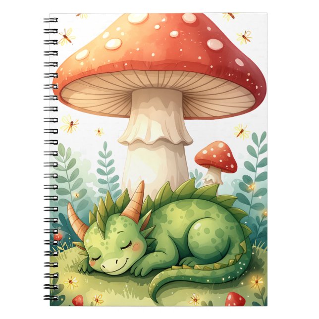 Carnet de dragon de forêt lunaire (Devant)
