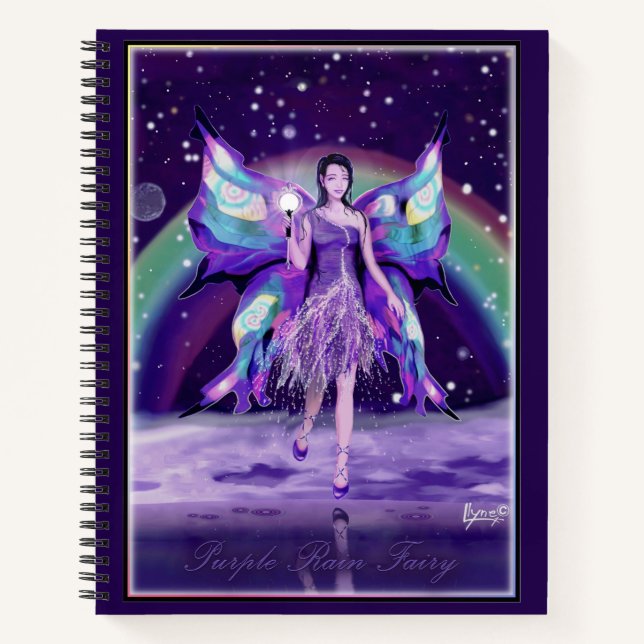 Carnet de fée Purple Rain (Devant)