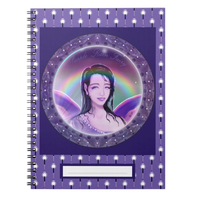 Carnet de fée Purple Rain (Devant)