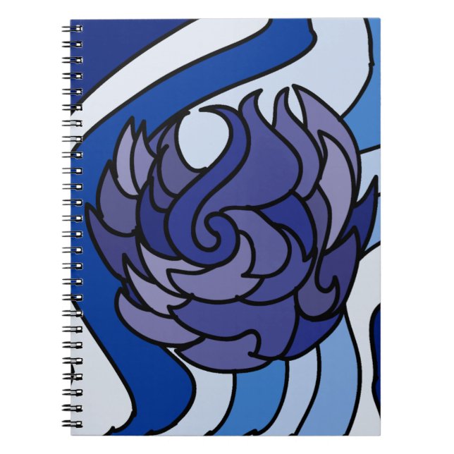 Carnet de flamme bleue (Devant)