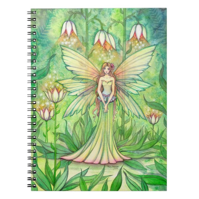 Carnet de fleur de jardin éclairé (Devant)