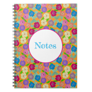 Carnet de fleurs de géranium