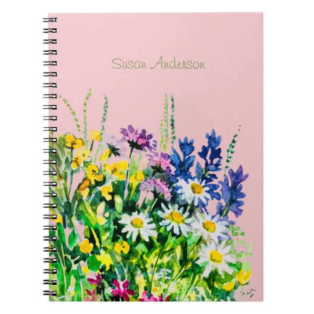 Carnet de fleurs d'été sauvage (Devant)