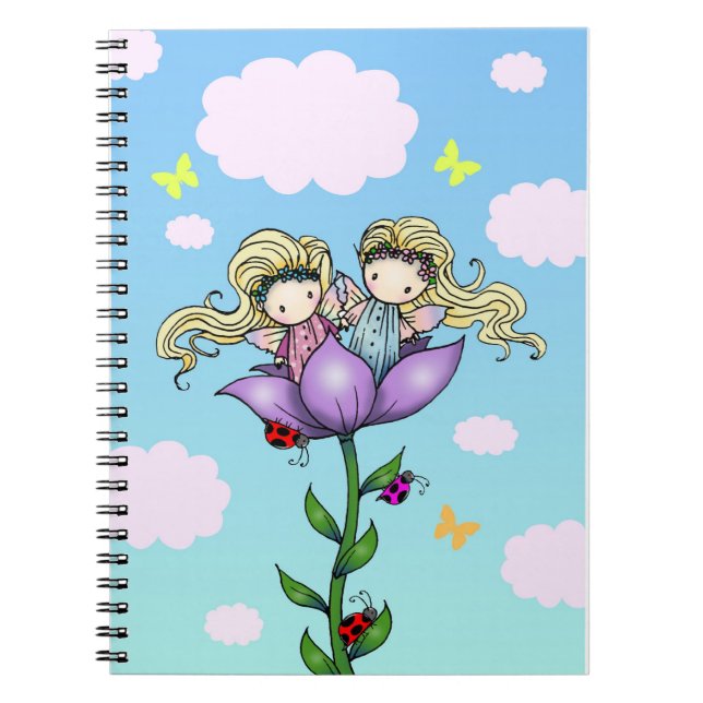 Carnet de fleurs jumelles par Molly Harrison (Devant)