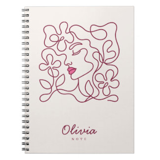 Carnet de Fleurs Personnalisé | Nom Personnalisé