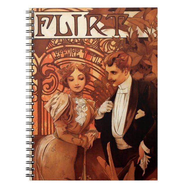 Carnet de flirt d'Alphonse Mucha (Devant)