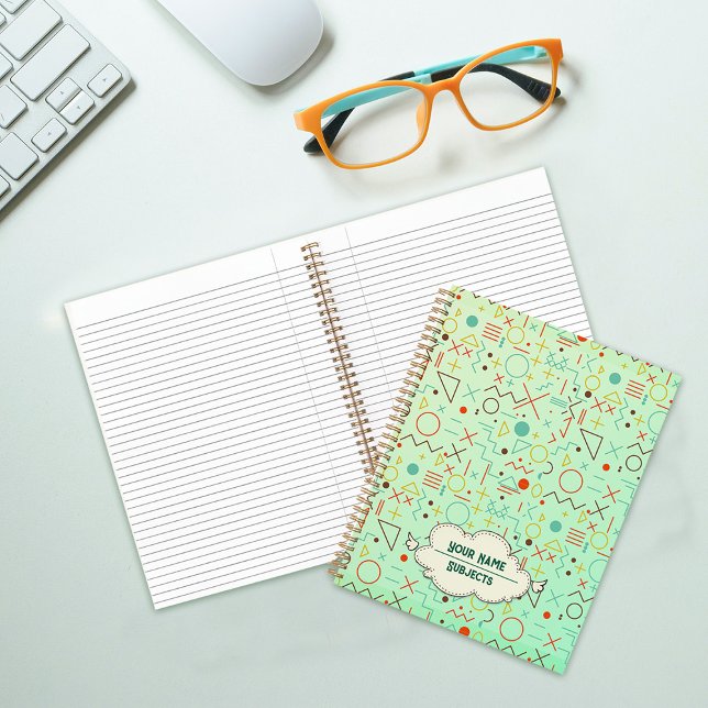 Carnet de formes géométriques motif (Créateur téléchargé)