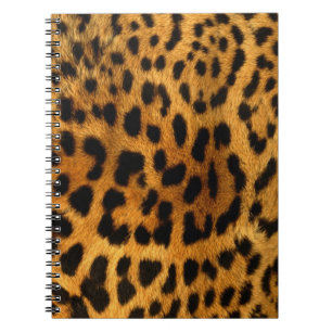 Carnet de fourrure de léopard