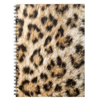 Carnet de fourrure de léopard