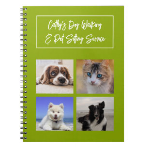 Carnet de garde d'animaux Promeneur de chien
