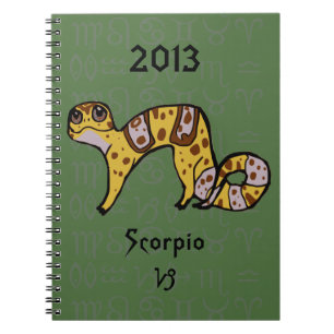 Carnet de Gecko de léopard de zodiaque "de Gecko
