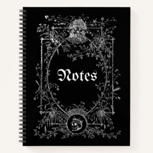 Carnet de goth noir