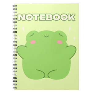 Carnet de grenouille Kawaii