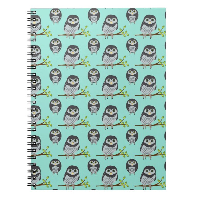 Carnet de hiboux de bébé (Devant)