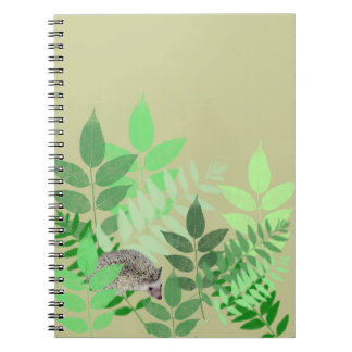 Carnet de jardin de hérisson