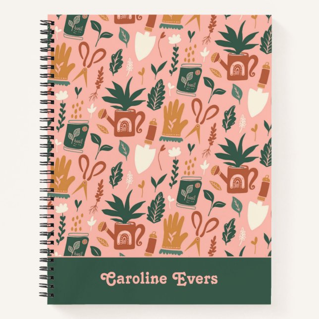 Carnet de jardinage personnalisé (Devant)