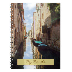 Carnet de journal de voyage de Venise Italie