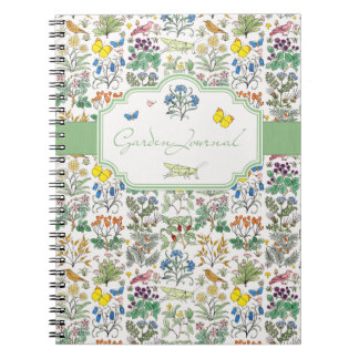 Carnet de journal du jardin de l'apothicaire de