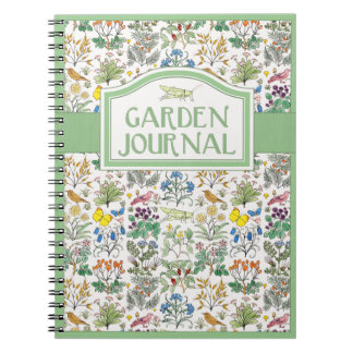 Carnet de journal du jardin de l'apothicaire de