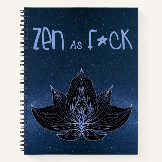 Carnet de journal ZEN AS F*CK (Devant)
