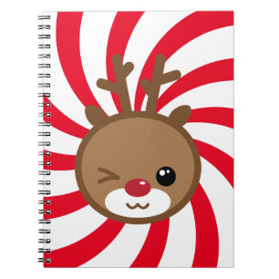 Carnet de Kawaii Reindeer