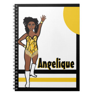 Carnet de la bordure jaune danseur #1