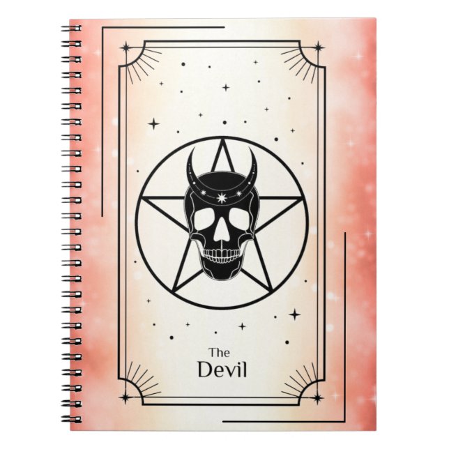 Carnet de la carte Devil Tarot (Devant)