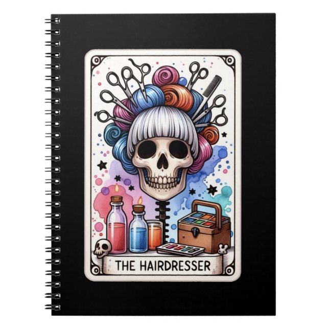 Carnet de la carte Tarot du coiffeur (Devant)
