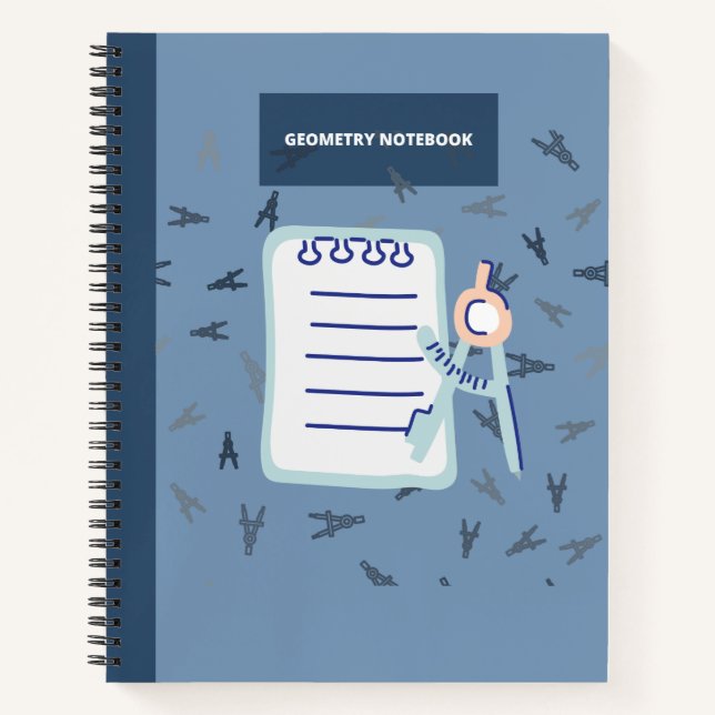 CARNET DE LA COMPASSE GÉOMÉTRIQUE ET DU PAPIER (Devant)