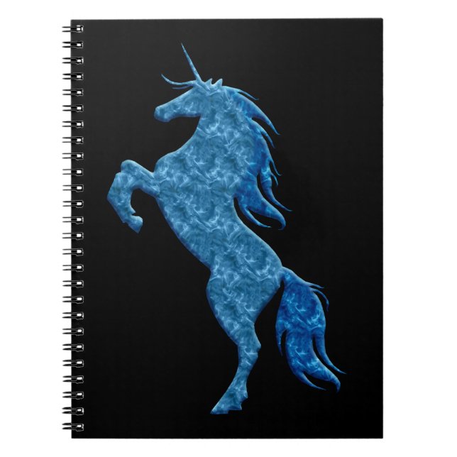 Carnet de la licorne Blue Fire (Devant)