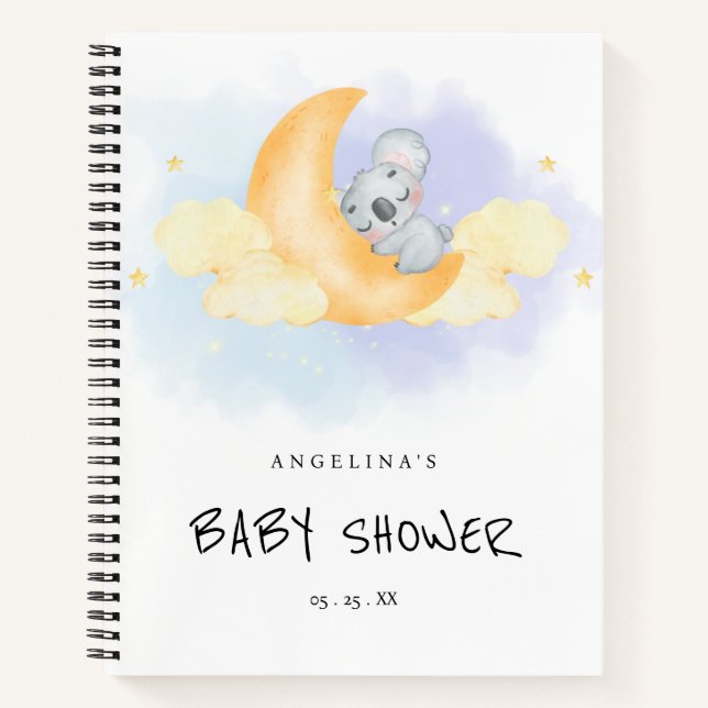 Carnet de la liste de cadeaux de Baby shower Cute  (Devant)