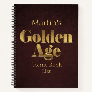 Carnet de la liste des bandes dessinées de l'âge d