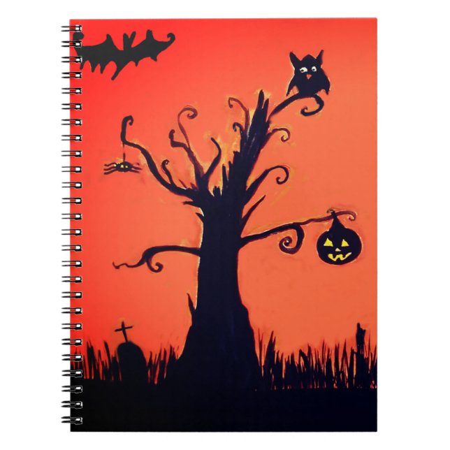 Carnet de l'arbre d'Halloween (Devant)