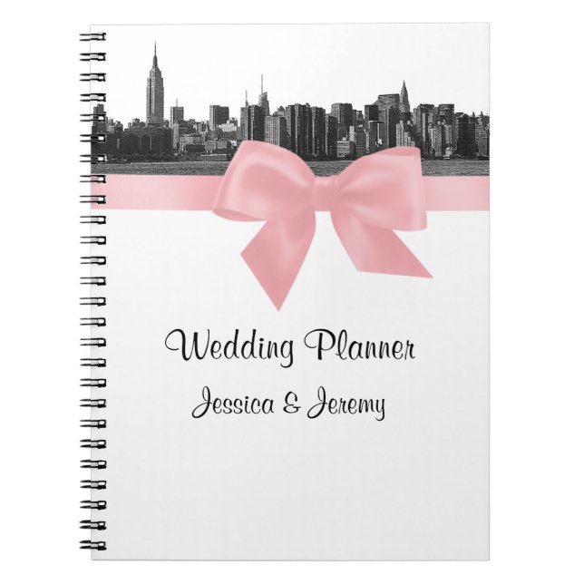 Carnet de lecteur BW rose NYC large Skyline (Devant)