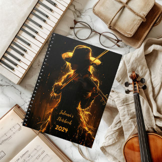 Carnet de l'enseignant de musique violoniste étudi
