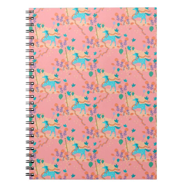 Carnet de licorne bleue (Devant)