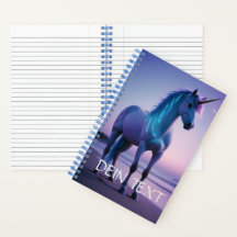 Carnet de licorne magique