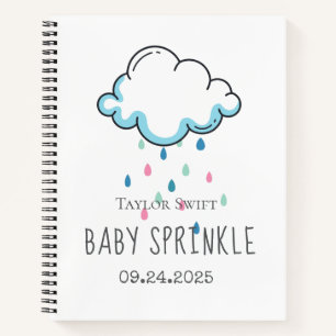 Carnet de liste de cadeaux pour fille nuage de plu
