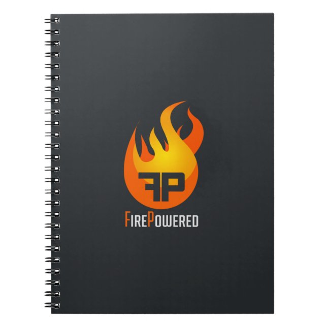 Carnet de logo de FirePowered (Devant)