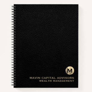 Carnet de logo initial Monogramme de luxe