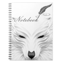 carnet de loup blanc