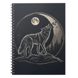 Carnet de lune du croissant de loup spirituel