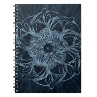 Carnet de Mandala en bleu profond