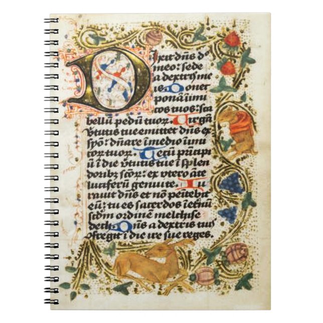 Carnet de manuscrit éclairé (Devant)