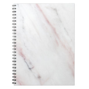 Carnet de marbre blanc et rose