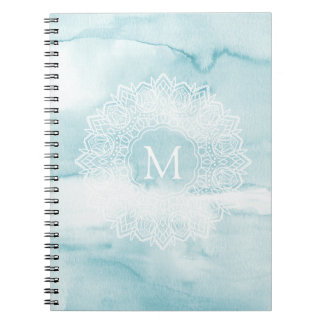 Carnet de marbre bleu apaisant de pastel de